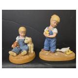 1983 Country Store Limited Edition Figurine Set by Home Interiors