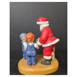 1983 Country Store Santa with Children Figurine by Home Interiors