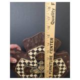 Decorative Checkered Cross Wall Decor