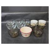 Mixed Glass and Ceramic Bowls and Ramekins
