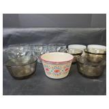 Mixed Glass and Ceramic Bowls and Ramekins