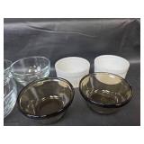 Mixed Glass and Ceramic Bowls and Ramekins