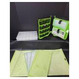 Cricut Cartridge Storage Binder,  Assorted Mats, and Plastic Storage Container