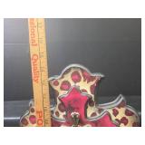 Decorative Leopard Print Wall Cross