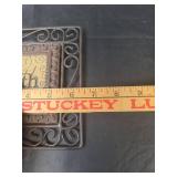 Decorative Religious Wall Cross with Faith Plaque