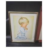 Framed Prayer and Reading Prints