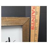 Romantic Quote Wooden Frame Wall Art