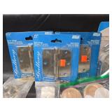 Hardware Supply Lot - Door Hinges, Steel Wool & Accessories