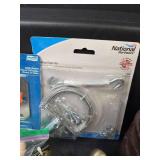 Hardware Supply Lot - Door Hinges, Steel Wool & Accessories