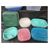 Food Storage Container Collection (19 bowls and 17 lids)