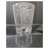 Clear Plastic Beverage Dispenser with Spigot