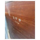 Traditional Maple Wood Chest of Drawers with Turned Legs