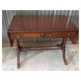 Imperial Mahogany Sofa Table/Desk with Drawers