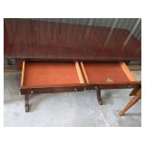 Imperial Mahogany Sofa Table/Desk with Drawers