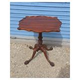 Imperial Carved Mahogany Pedestal Table