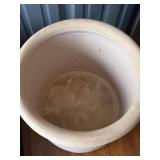 Large White Ceramic Crock