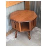 Tell City Octagonal Wood End Table