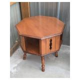 Tell City Octagonal Wood End Table