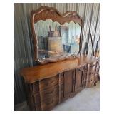 Broyhill Premier French Provincial Dresser with Mirror