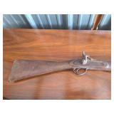 1800s Percussion Cap Rifle 56in Long