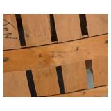 5 Large Bushel Baskets and 3 Lids