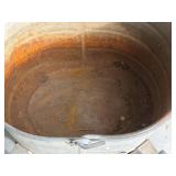 Galvanized White Mop Bucket and Pot