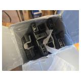 $60 Metal Full-Size Bed Frame with Storage No Box Spring, 18 in, Black