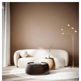 $150 Brightech Orion Arc Floor Lamp, 5-Arm Adjustable, Brass