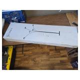 $150 Brightech Orion Arc Floor Lamp, 5-Arm Adjustable, Brass