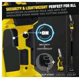 $99 Autubin 2-in-1 Electric Pole Saws for Tree, Yellow- 8 Inch