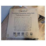 $60 Cumbor 29.2-43 Wall-Mounted Baby Gate for Stairs, Auto-Close