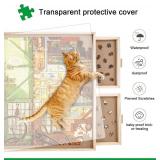 $70 ALL4JIG 1500-Piece Rotating Puzzle Board with 4 Drawers, 25x34