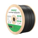 $260 FIRMERST 12/2 Low Voltage Landscape Wire, 500 ft, 12GA 2Conductor