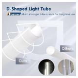 $70 Bbounder 10-Pack Linkable LED Shop Light, 4 ft, 6500K, Black