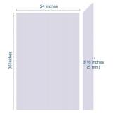 $66 Foam Board 24x36x3/16 5mm White Double-Sided 12 Pack Acid-Free