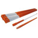 The ROP Shop Pack of 20 1/4 Inch Orange 48 Inch Driveway Markers