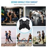 20 lbs. ZELUS Weighted Vest with Reflective Stripe for Workout