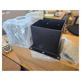 $116 6x6 Post Base (8pc), 5.6x5.6, 13GA Steel, Black Powder Coat