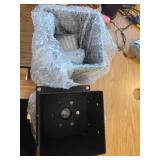 $116 6x6 Post Base (8pc), 5.6x5.6, 13GA Steel, Black Powder Coat