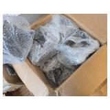 $116 6x6 Post Base (8pc), 5.6x5.6, 13GA Steel, Black Powder Coat