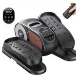 $100 MERACH Under Desk Elliptical, 12-Speed Quiet Pedal Exerciser