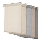 $54 Persilux Light Filtering Roller Shades, Cordless, Linen, 22x72, Grey