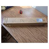 $54 Persilux Light Filtering Roller Shades, Cordless, Linen, 22x72, Grey