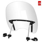 $53 Universal 18x16 Motorcycle Windshield for Harley, Honda, Kawasaki