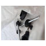 $53 Universal 18x16 Motorcycle Windshield for Harley, Honda, Kawasaki