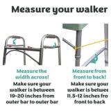 Sigo Blue Walker Tray for Rolling Folding Walker w/ Cup Holder