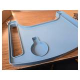 Sigo Blue Walker Tray for Rolling Folding Walker w/ Cup Holder