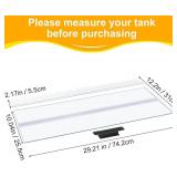 Clear Tempered Glass Canopy for 20L/29G Tanks - Aqueon/Perfecto