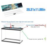 Clear Tempered Glass Canopy for 20L/29G Tanks - Aqueon/Perfecto