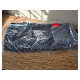 30 in. Blue/Gray 2-Section Drop-Bottom Duffel with Blade Wheels